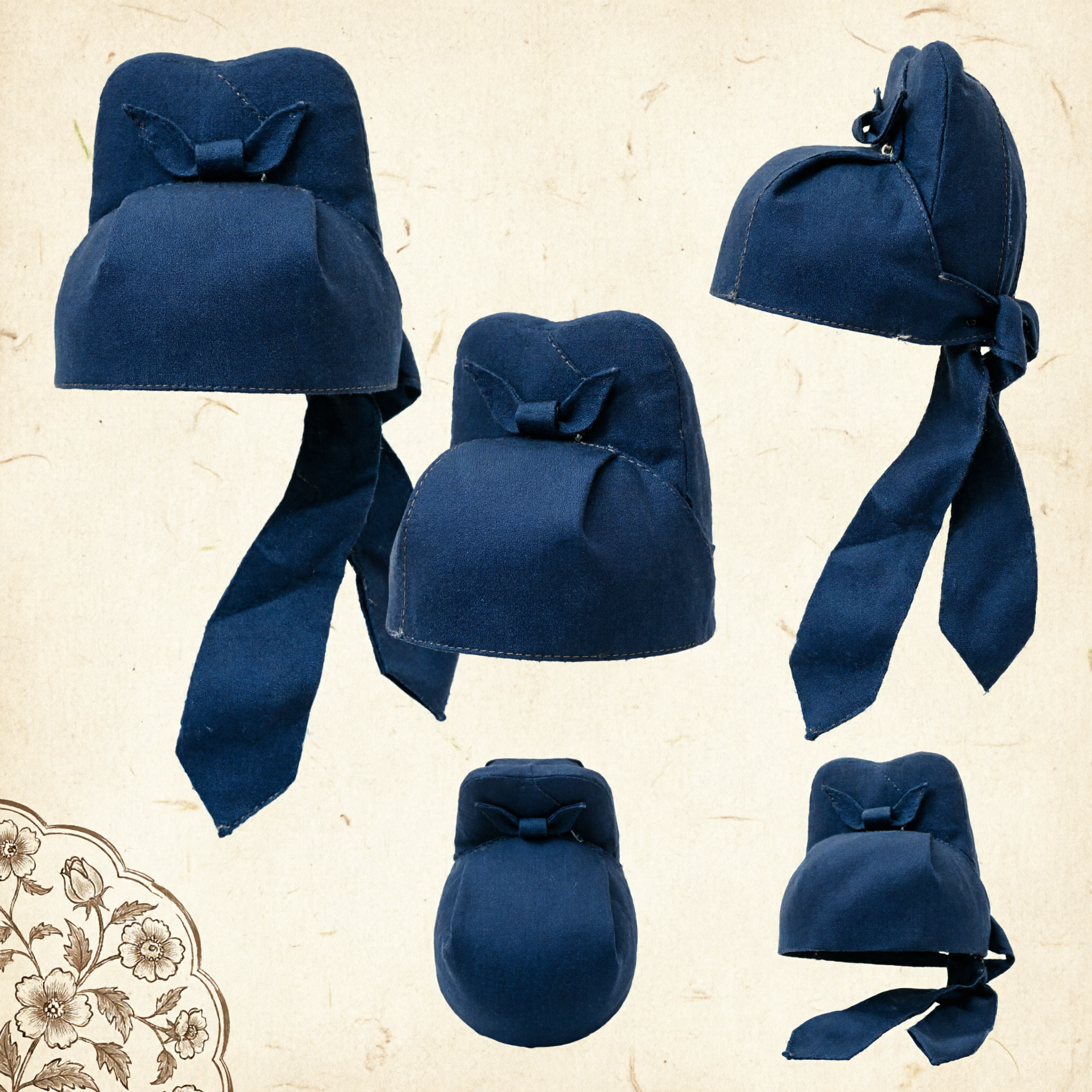 전통 중국 흑색 선비 모자 명나라 관료 머리장식 한푸 남성 코스프레 공연용 - Asian Costume