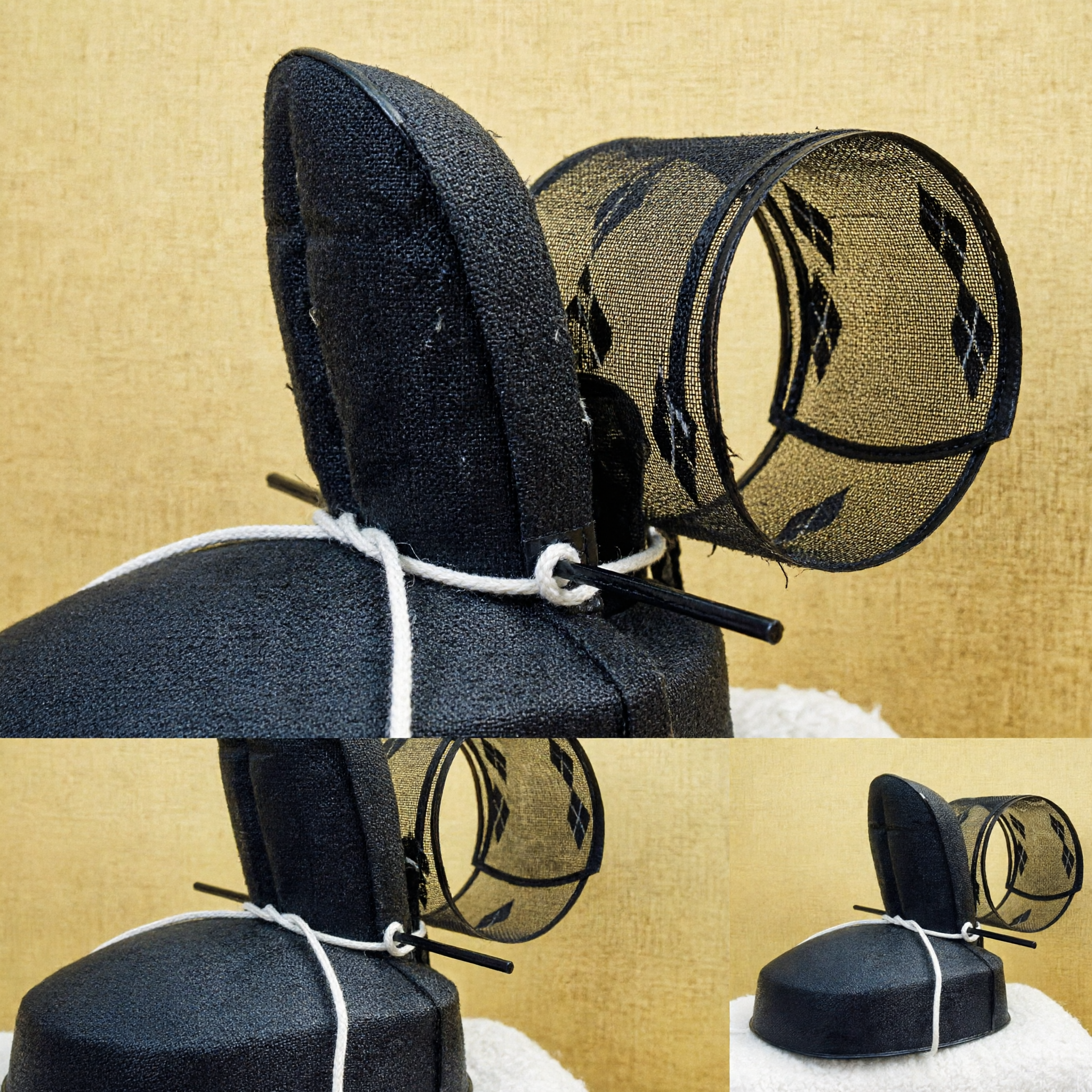 Sombrero de Gasas Negro Tradicional Chino Antiguo para Eruditos y Oficiales (Wushamao) para Cosplay Hanfu Masculino - Asian Costume