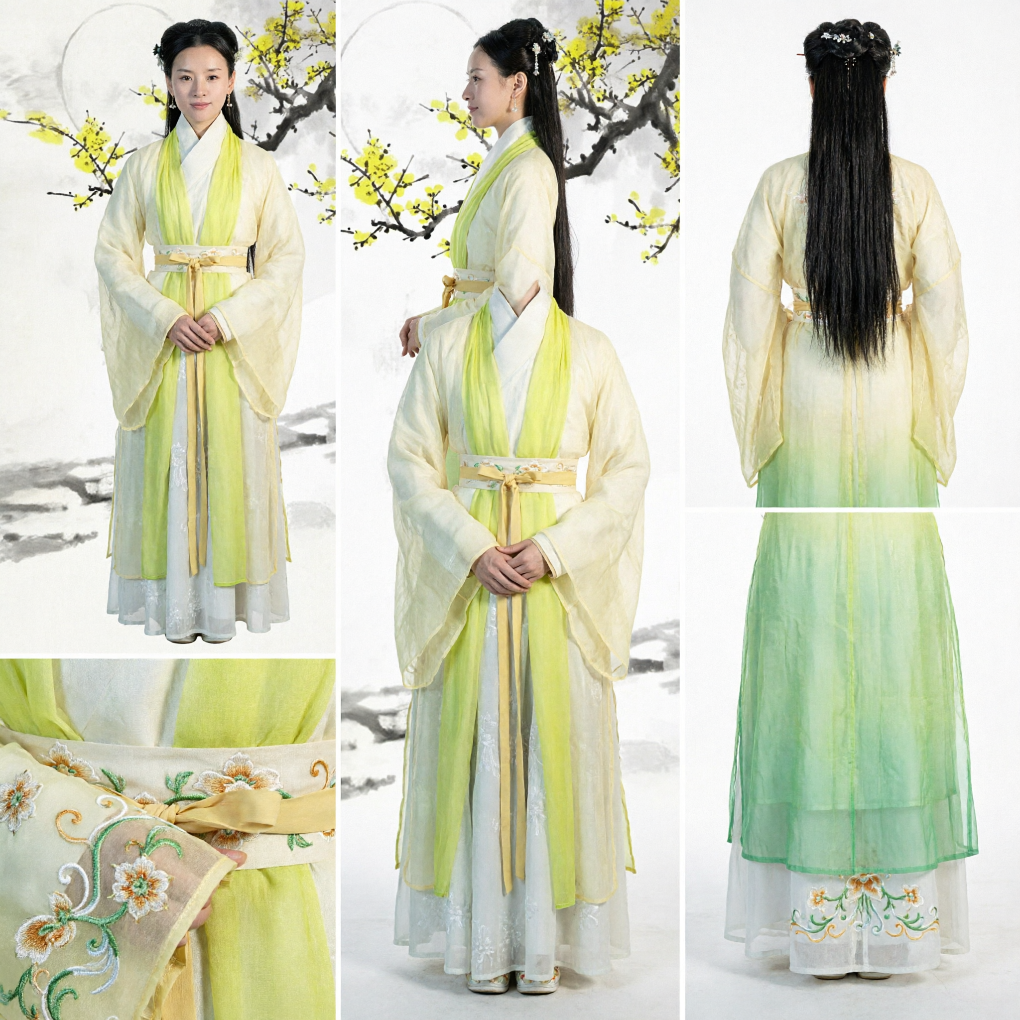 Costume Tradizionale Cinese Hanfu per Donne Set Abbigliamento da Principessa Antica Dama di Palazzo Cosplay Dramma Storico - Asian Costume