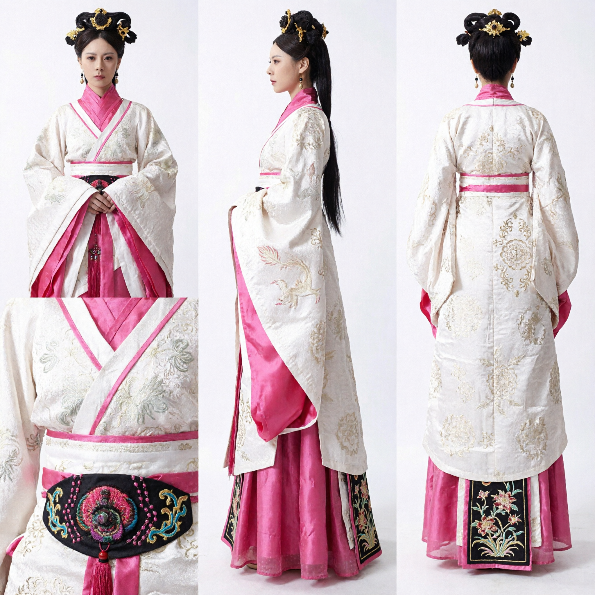 Costume de Princesse Hanfu Chinoise Ancienne - Robe de Noble Dame de la Dynastie Han pour Femmes pour Cosplay et Photographie Historique - Asian Costume