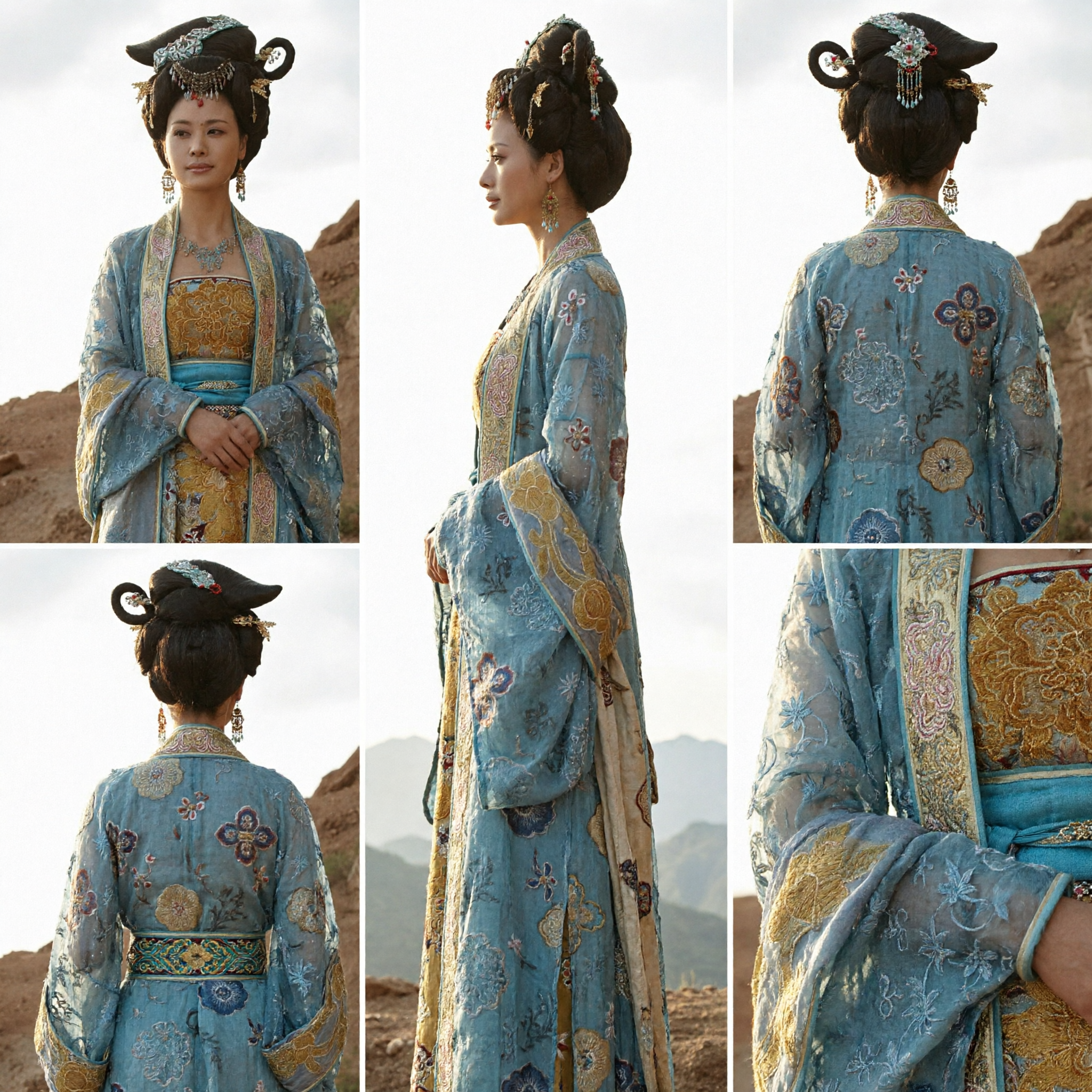 Costume Hanfu Principessa Antica Dinastia Tang Cinese Abito Tradizionale da Signora del Palazzo per Donne per Cosplay - Asian Costume