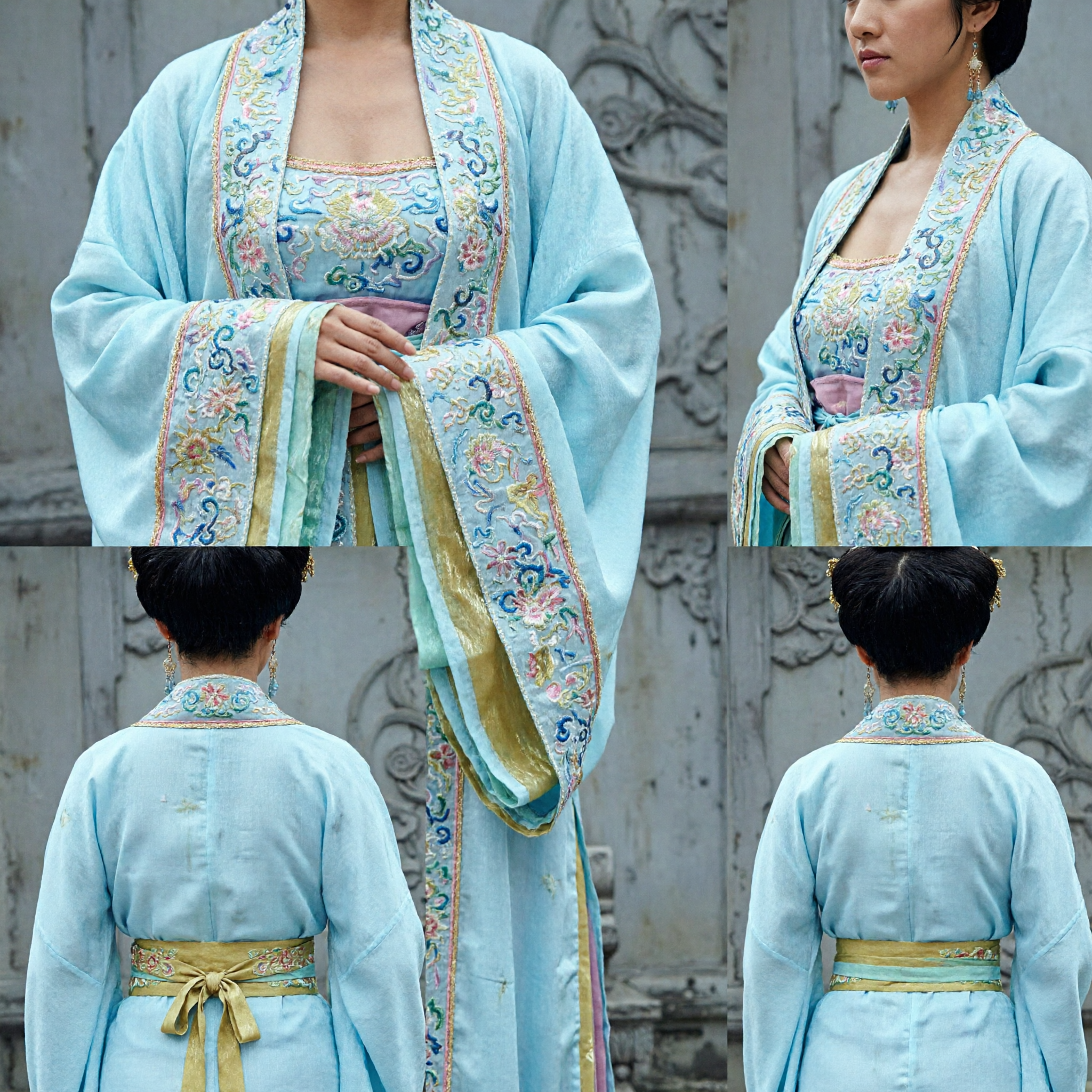 Traje Hanfu Tradicional Chino de la Princesa de la Dinastía Tang Conjunto de Ropa para Drama Histórico Antiguo para Mujer - Asian Costume