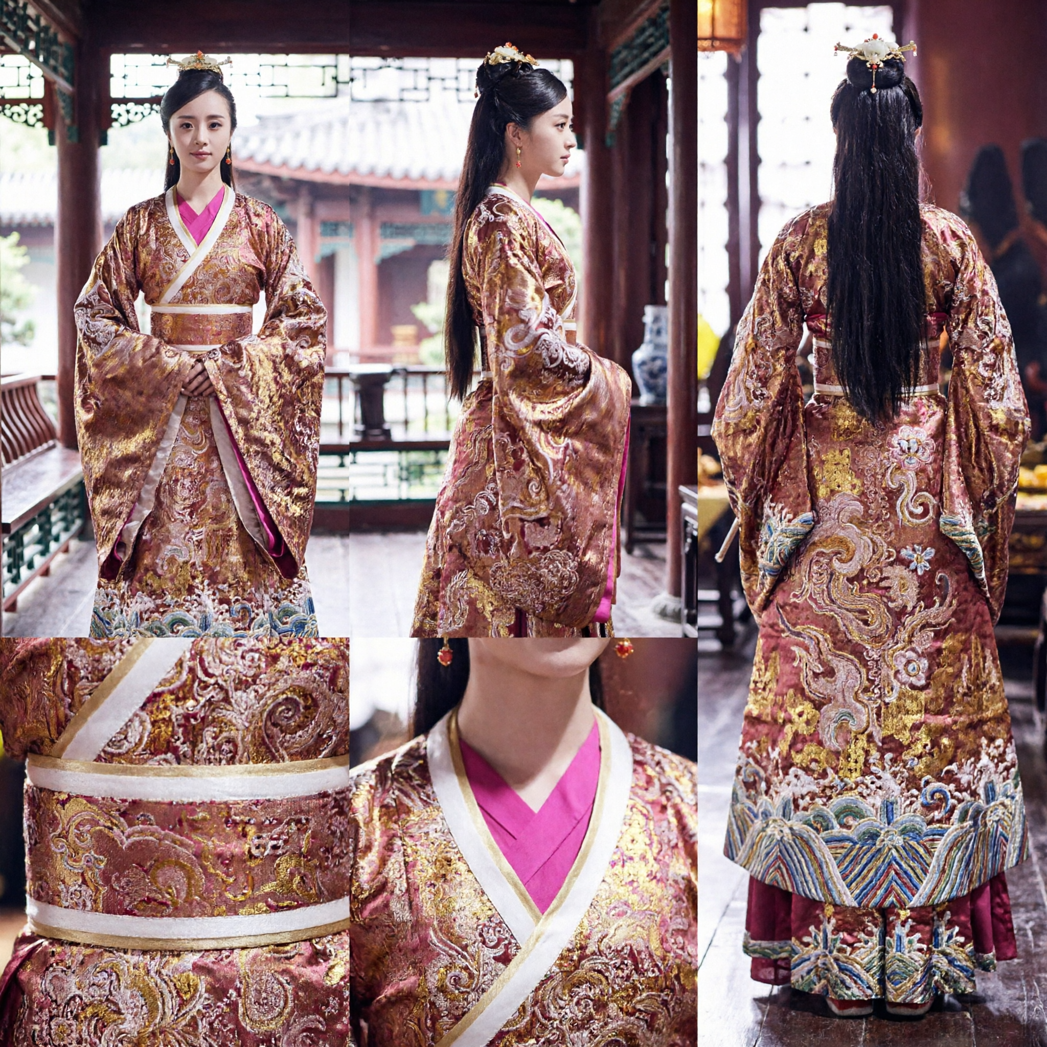 Traje Tradicional Chinês de Princesa Antiga, Elegante Vestido de Imperatriz Hanfu para Mulheres, Cosplay de Drama Histórico - Asian Costume