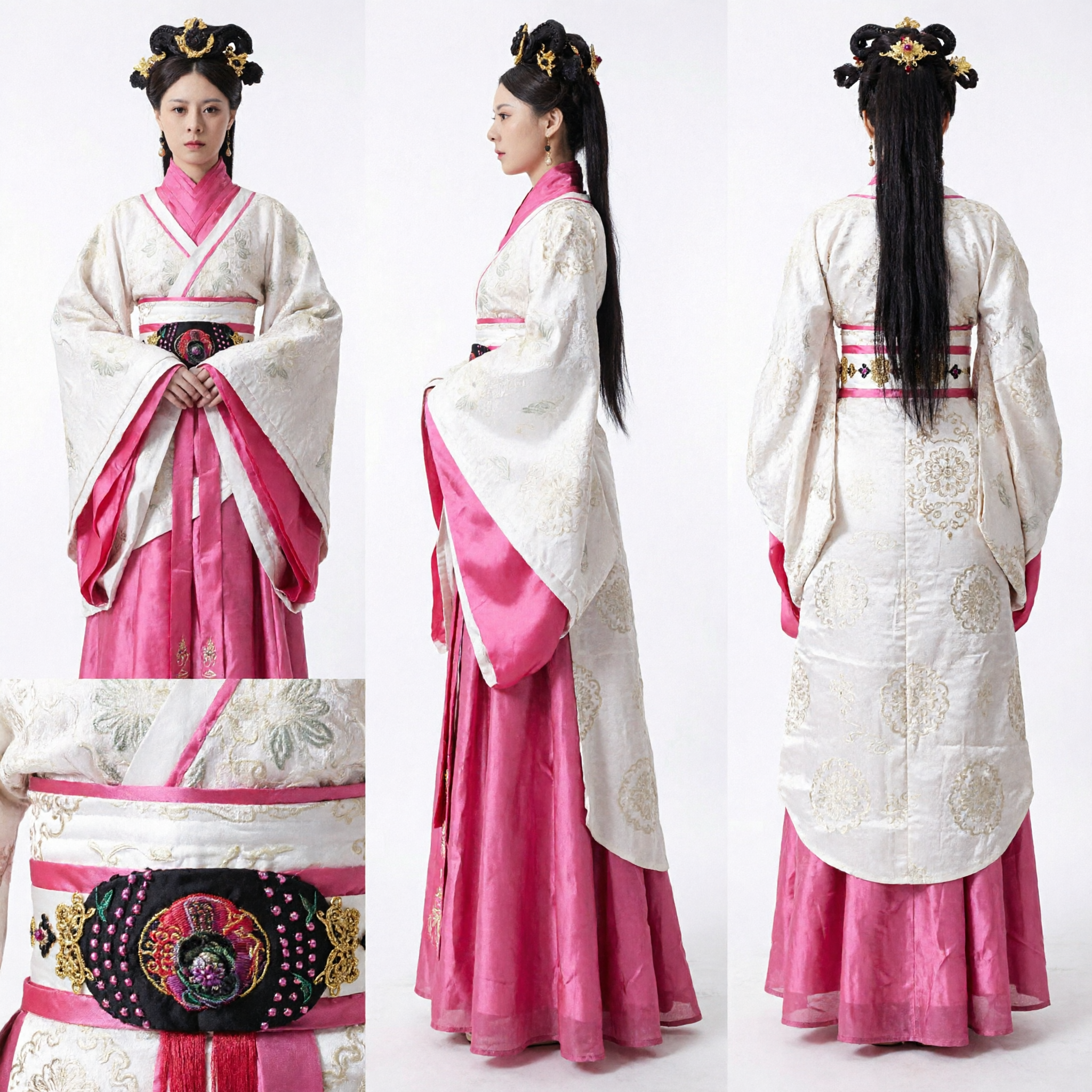 Traditionelles Chinesisches Hanfu-Kostüm Antikes Qin-Dynastie Königliches Prinzessinnenkleid für Frauen Historische Kleidung für Cosplay-Fotografie - Asian Costume