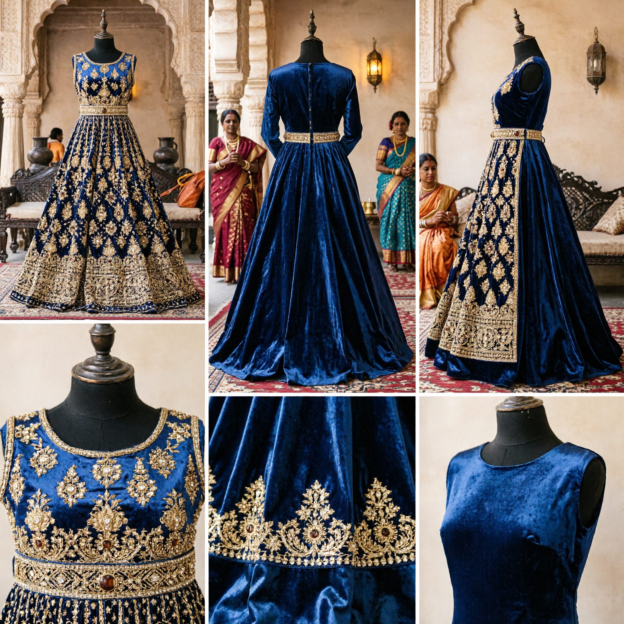 Elegancka tradycyjna chińska wieczorowa suknia w kolorze czarnym ze złotym haftem, formalna suknia dla kobiet na bankiety i śluby - Asian Costume