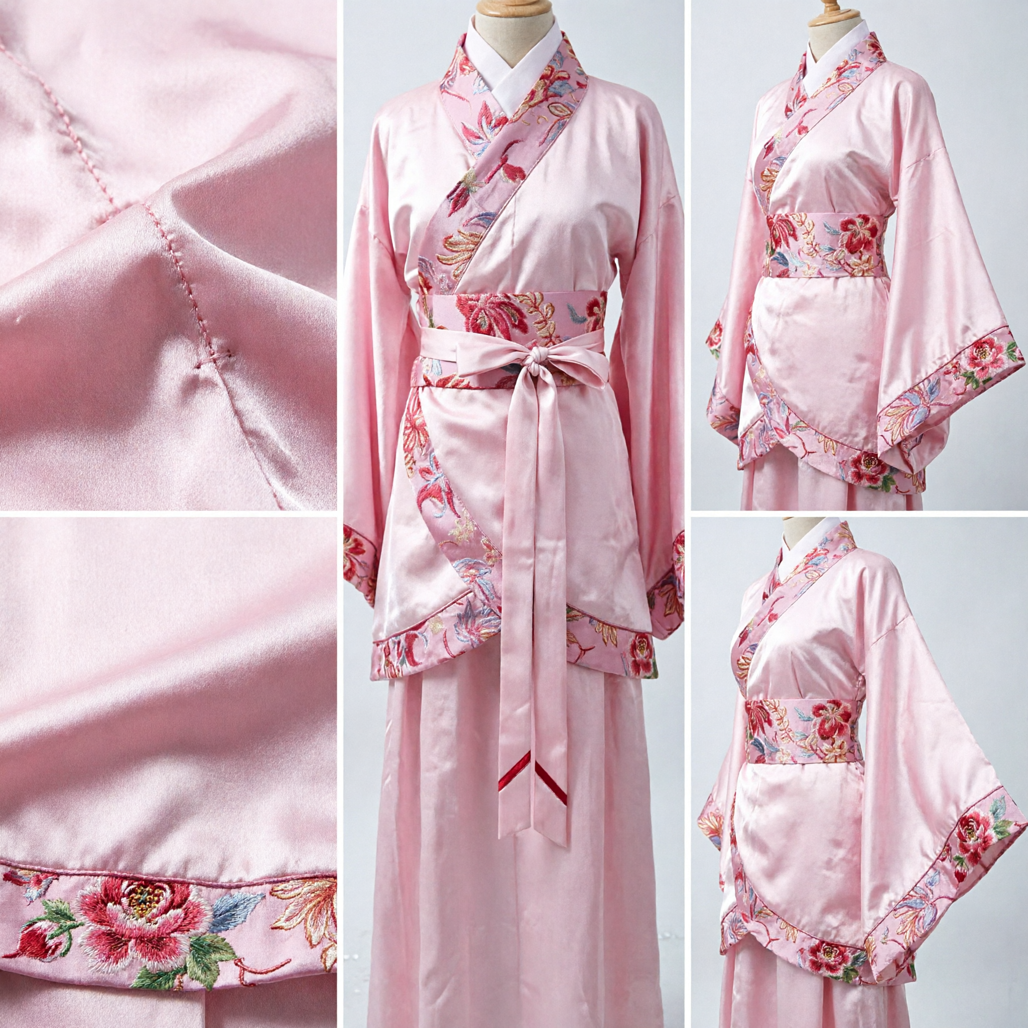 Traditionelles chinesisches Rosa Hanfu-Kleid Antikes Kostüm für Frauen Historisches Feen-Prinzessinnen-Outfit - Asian Costume