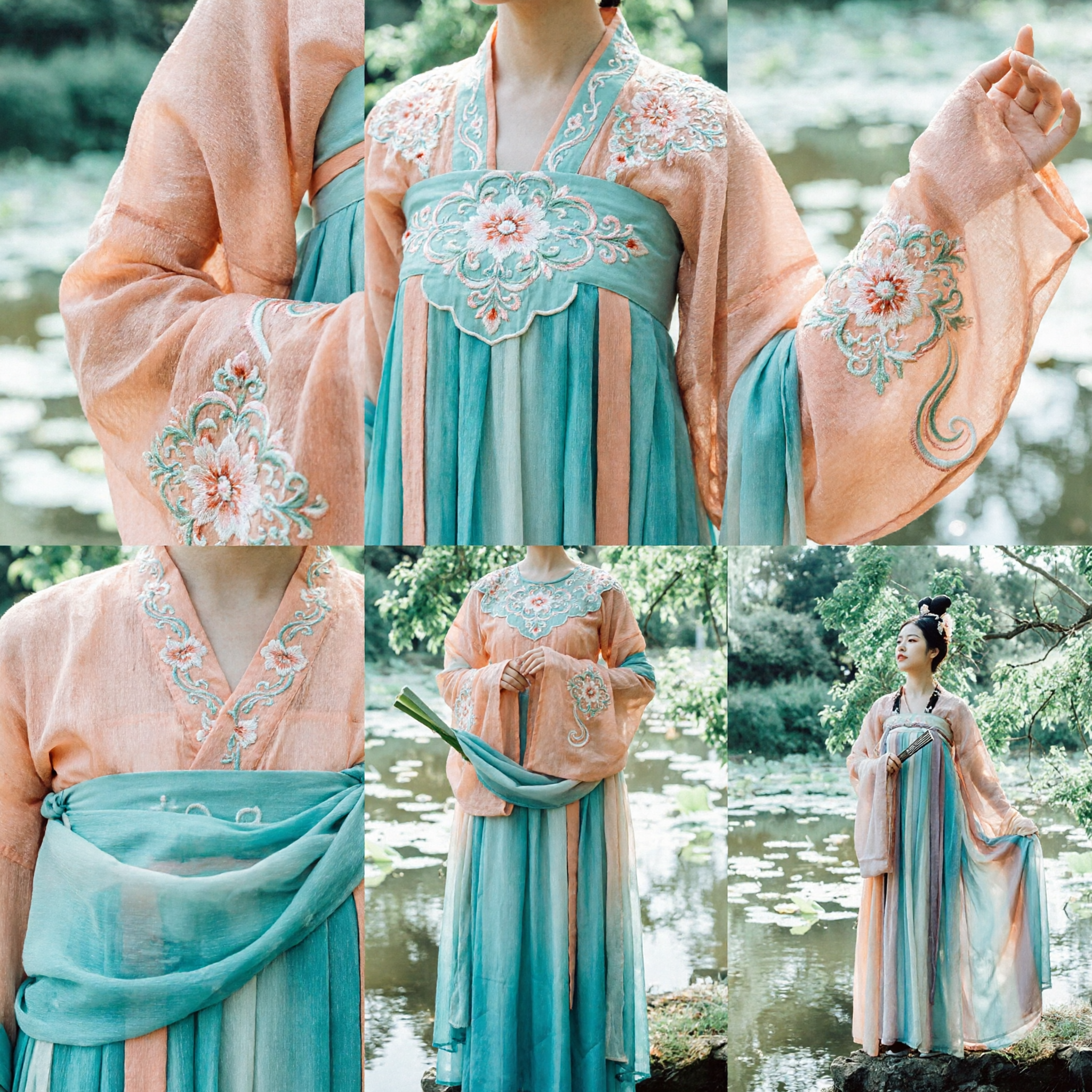 Traditionelles chinesisches Hanfu-Kleid Tang-Dynastie antikes Prinzessinnen-Kostüm für Frauen Fotografie Auftritt - Asian Costume