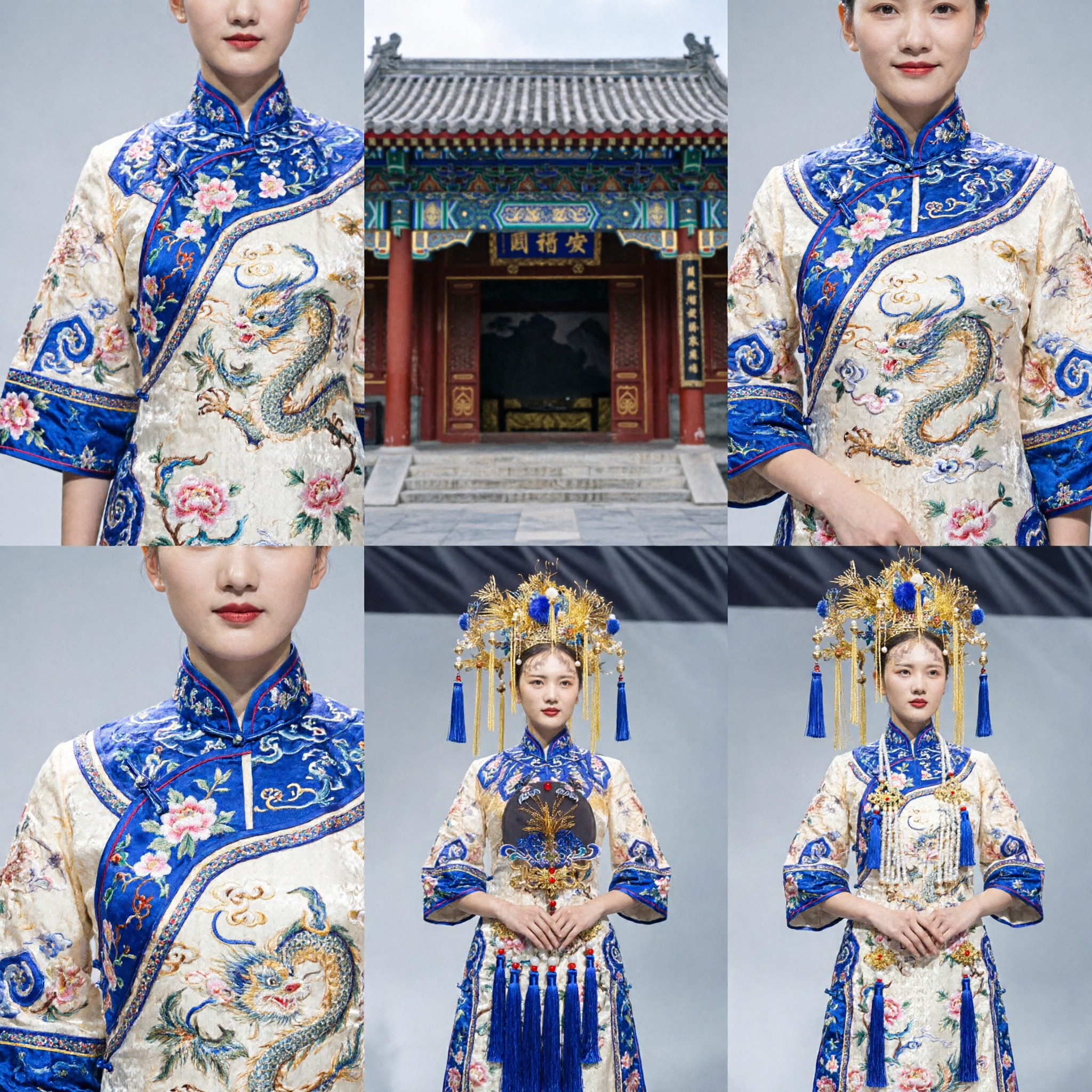 Coiffe Couronne du Phénix pour Mariage Traditionnel Chinois Exquise, Bijoux Capillaires Anciens Hanfu de Mariée pour Femmes - Asian Costume