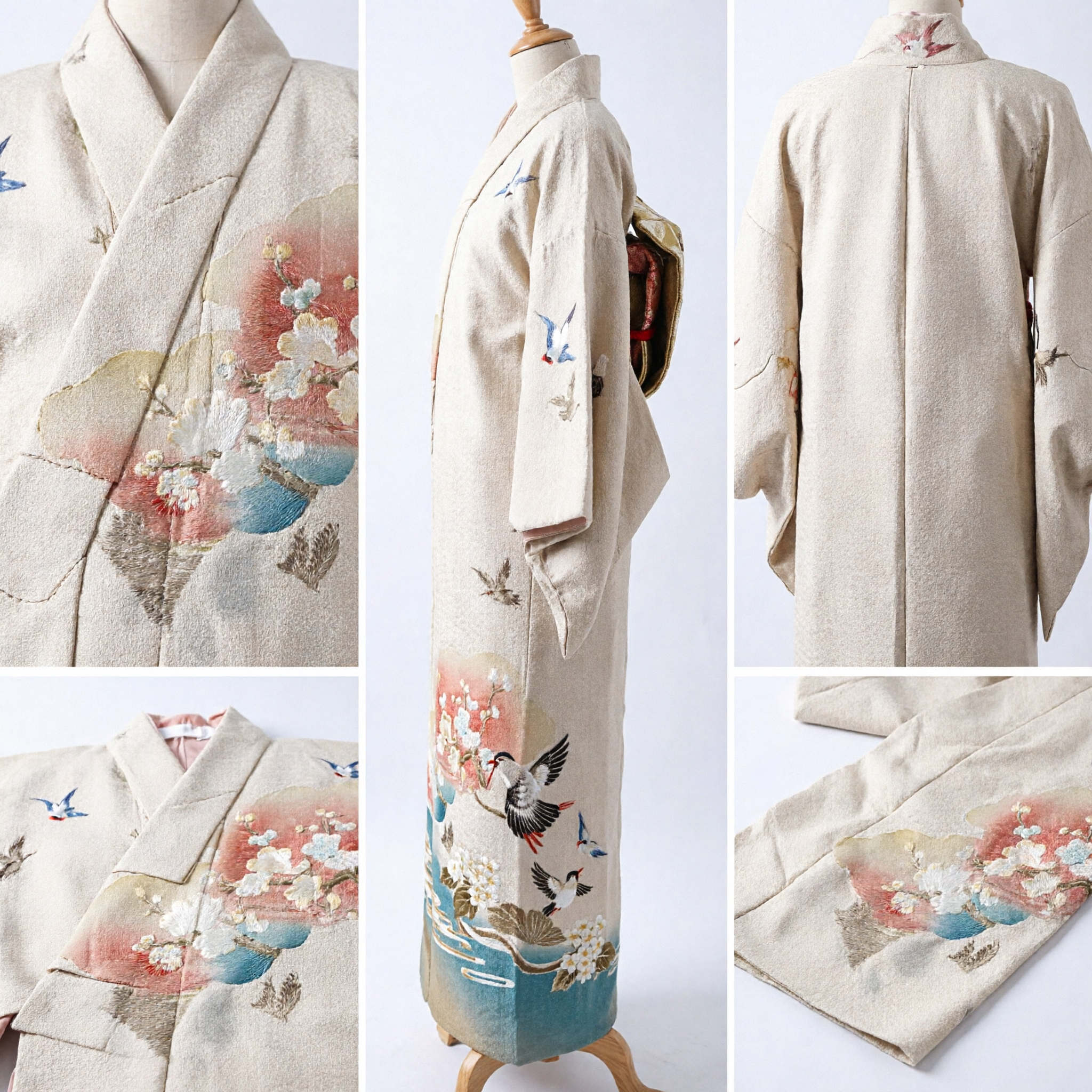 Faixa de Seda Chinesa Tradicional com Padrão de Nuvens para Acessórios de Traje Hanfu, Cerimônia do Chá Feminina - Asian Costume