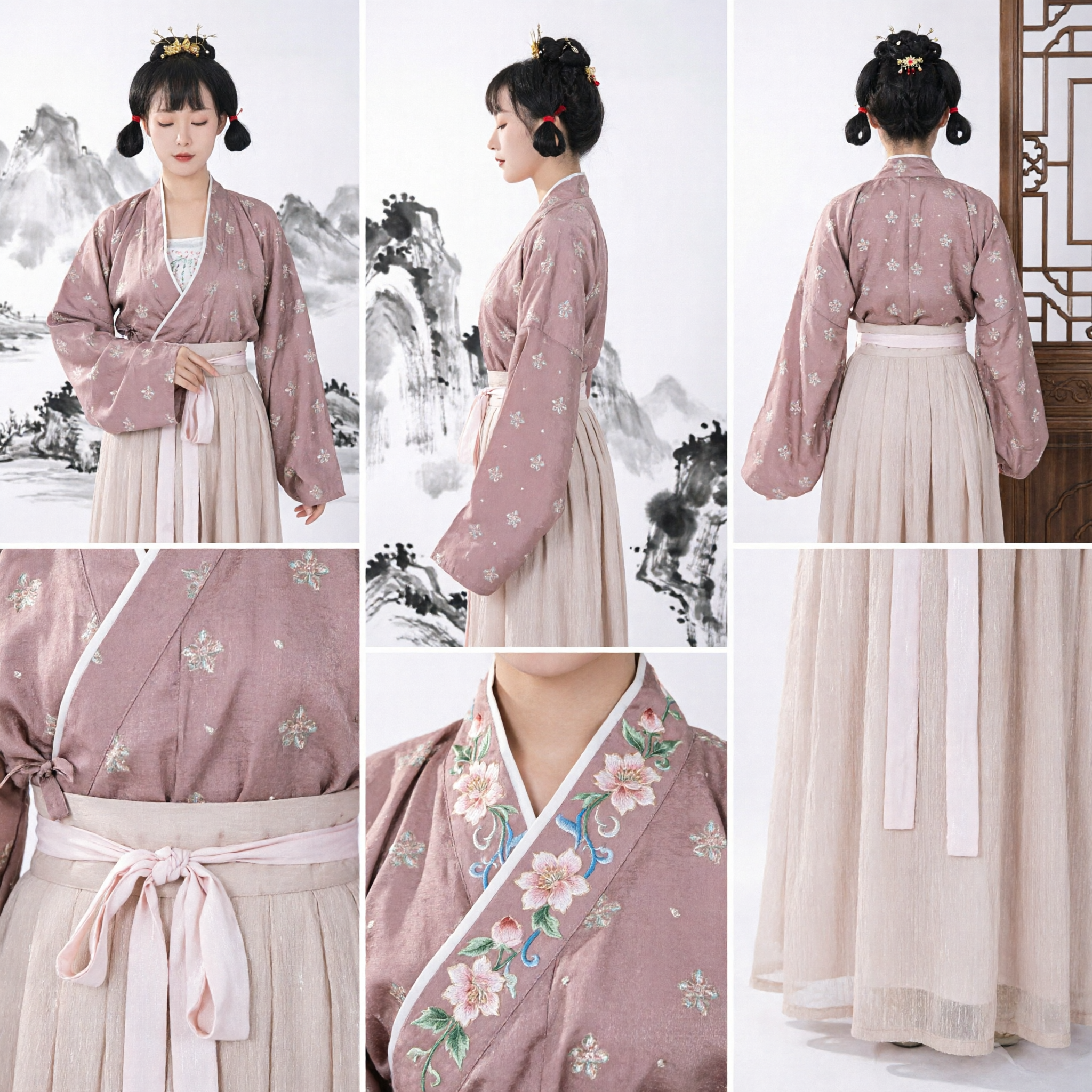 Hanfu Tradicional Chinês Elegante da Dinastia Tang, Vestido Antigo Ruqun para Cosplay e Fotografia Feminina - Asian Costume
