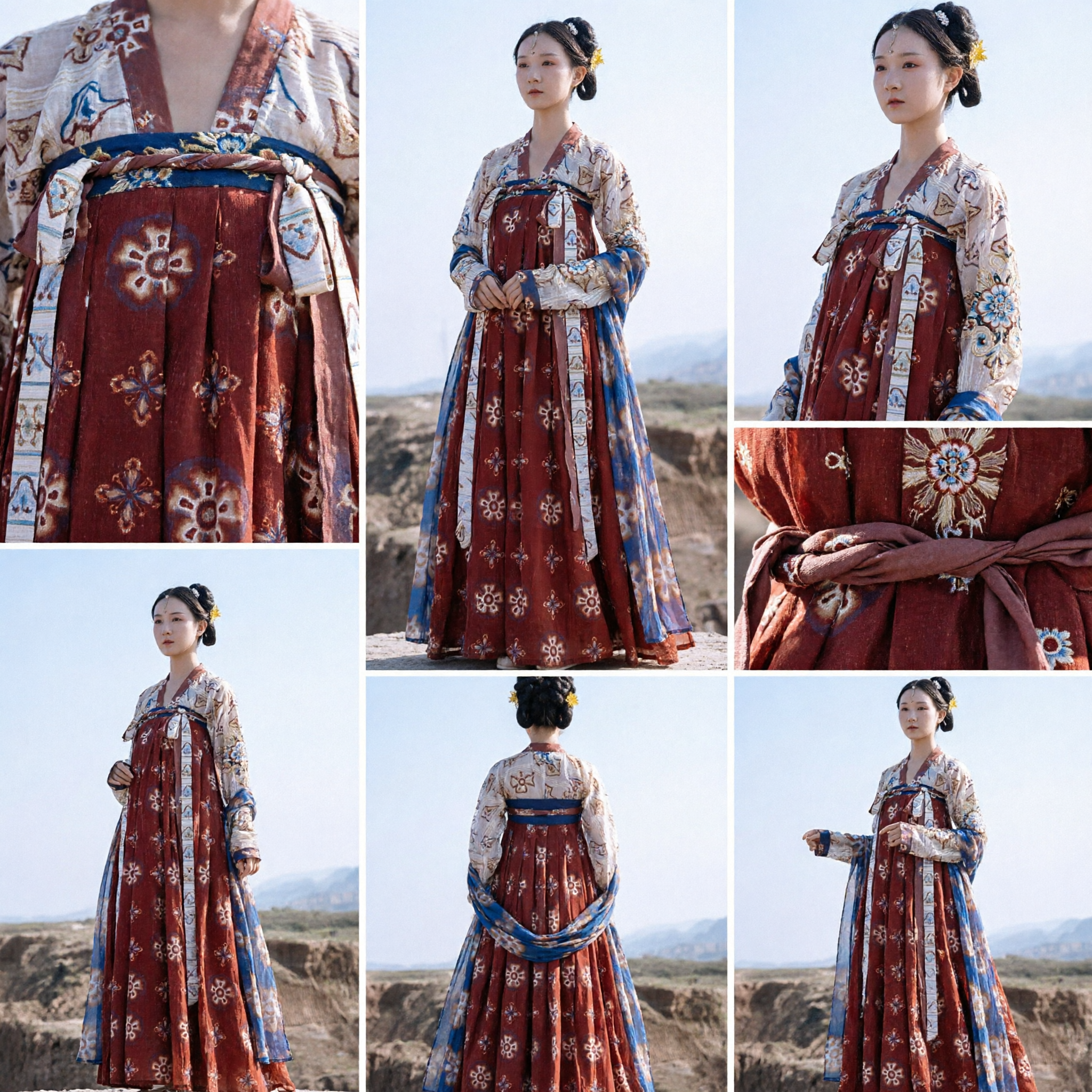 Abito Hanfu della Dinastia Tang Costume Antico Cinese Tradizionale per Donne per Cosplay Storico e Abbigliamento da Spettacolo - Asian Costume