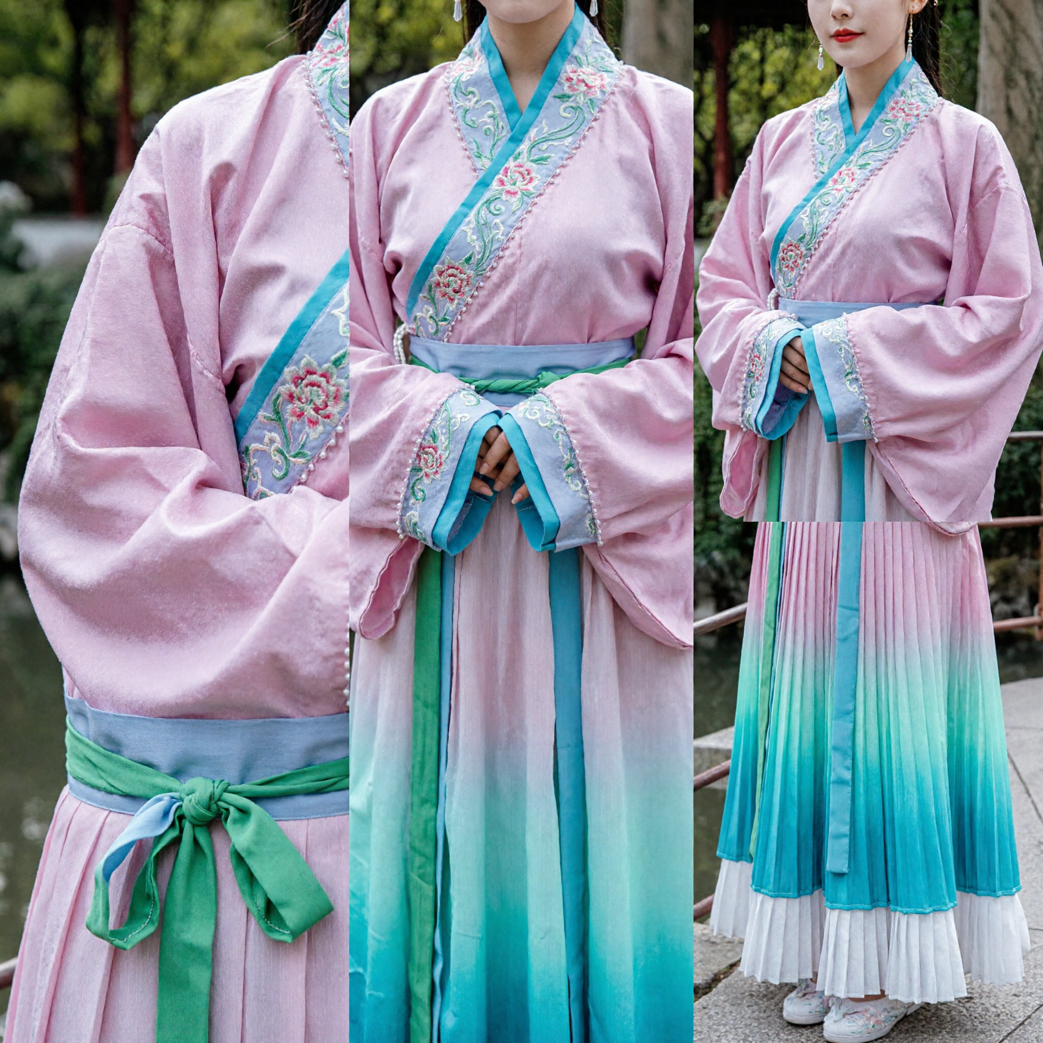 Elegant Roze Traditioneel Chinees Hanfu Jurk Oud Ming Dynastie Stijl Ruqun Kostuum voor Vrouwen Optreden - Asian Costume