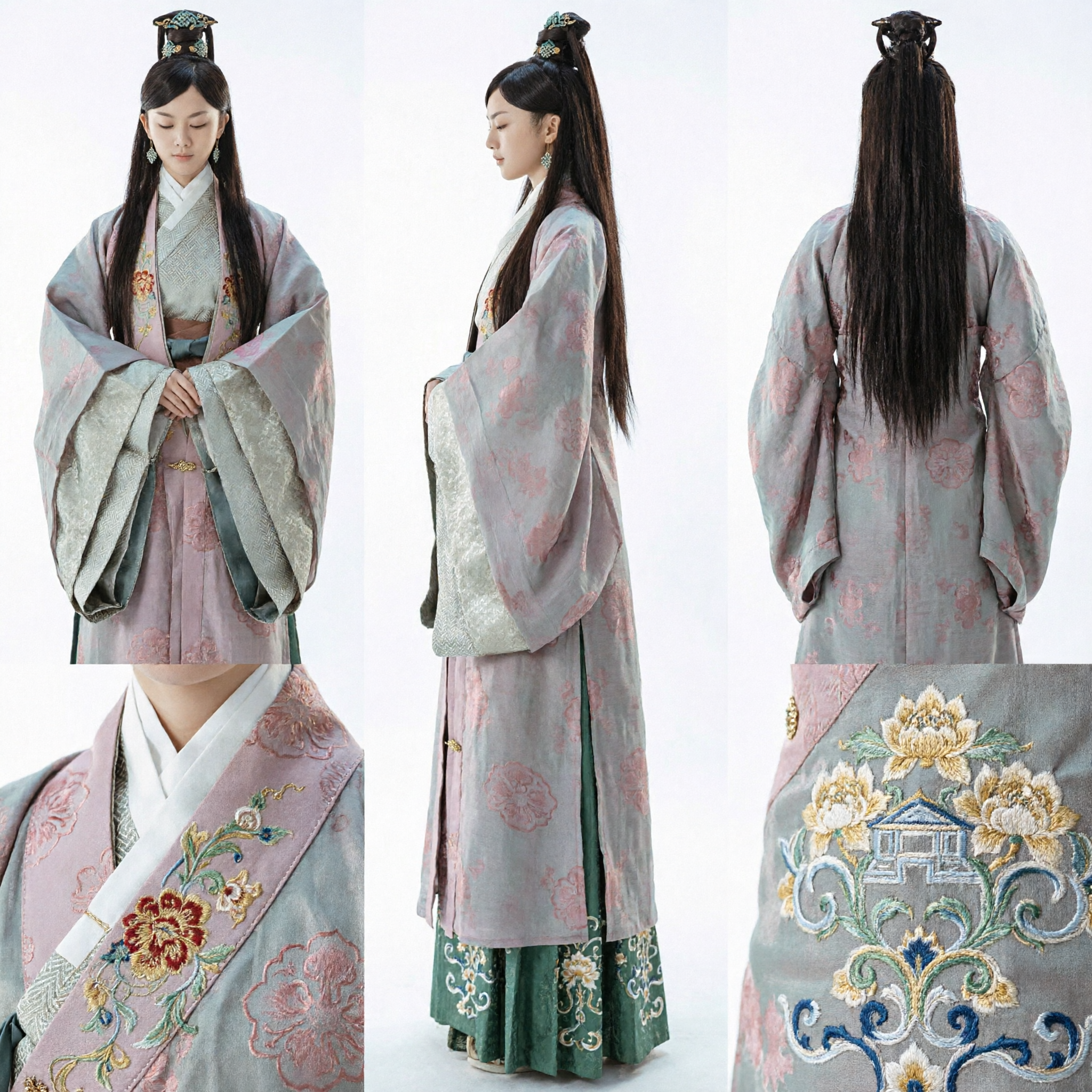 Traje Hanfu Tradicional de Princesa de la Dinastía Ming China Antigua, Vestido de Dama Noble para Dramas Históricos para Mujeres - Asian Costume