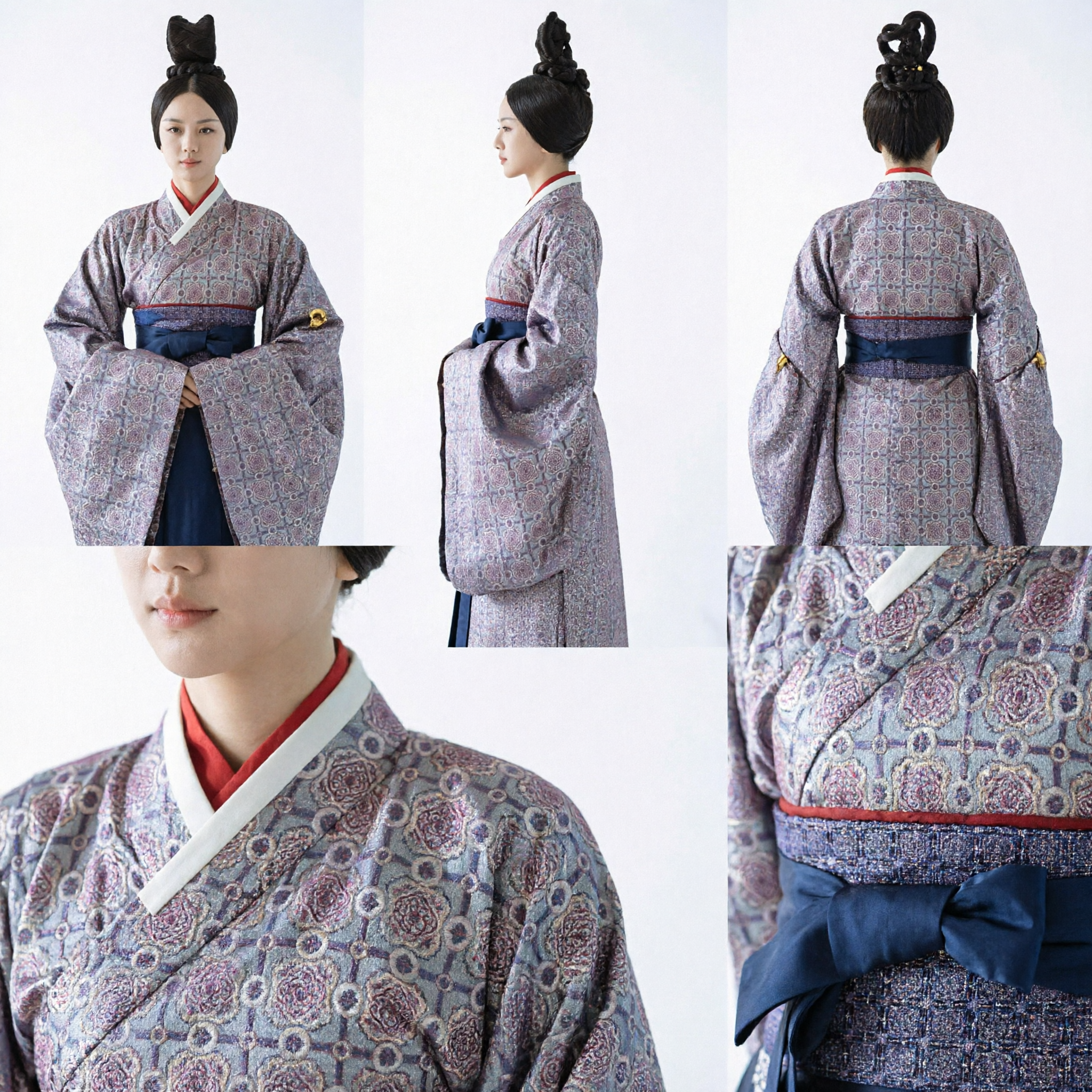 Costume de princesse ancienne Hanfu traditionnel chinois, robe en brocart d'impératrice de la dynastie Han pour le cosplay historique pour femmes - Asian Costume