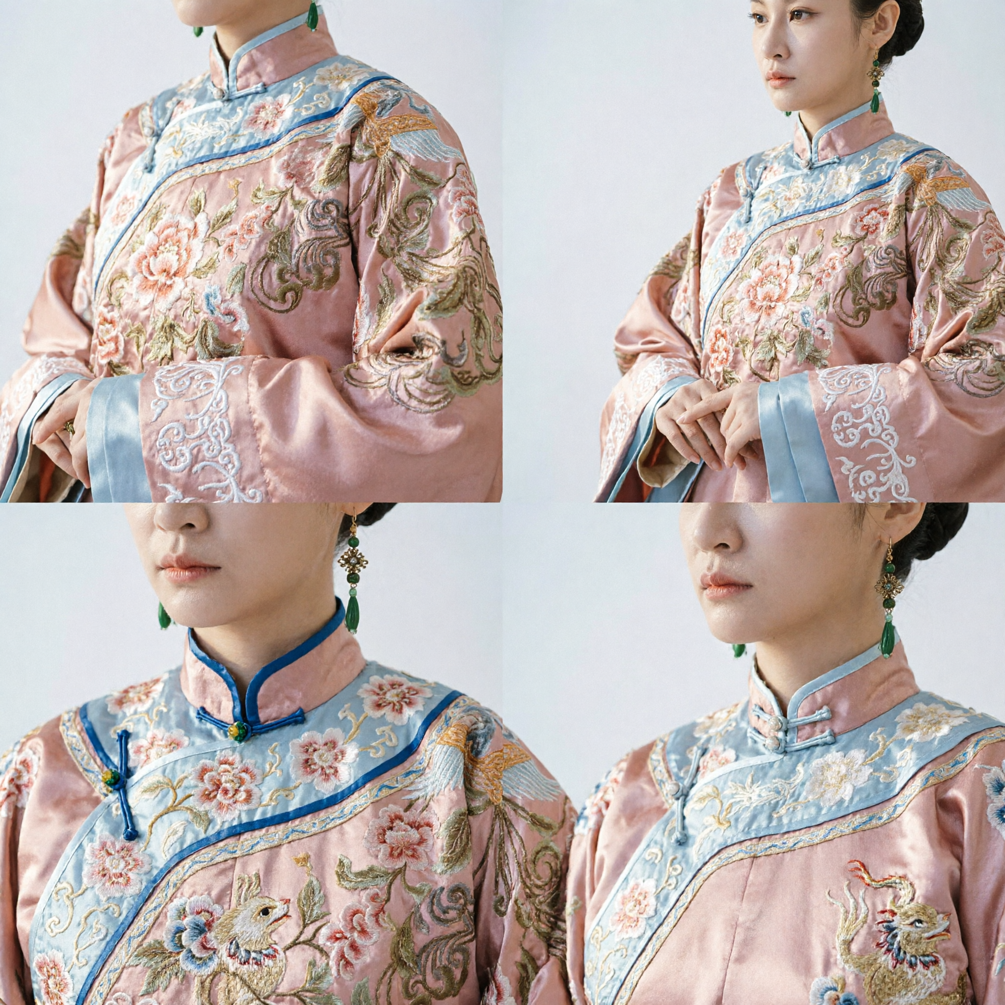 중국 전통 명나라 궁궐 공주 의상 고대 자수 한푸 드레스 여성용 역사 코스프레 - Asian Costume