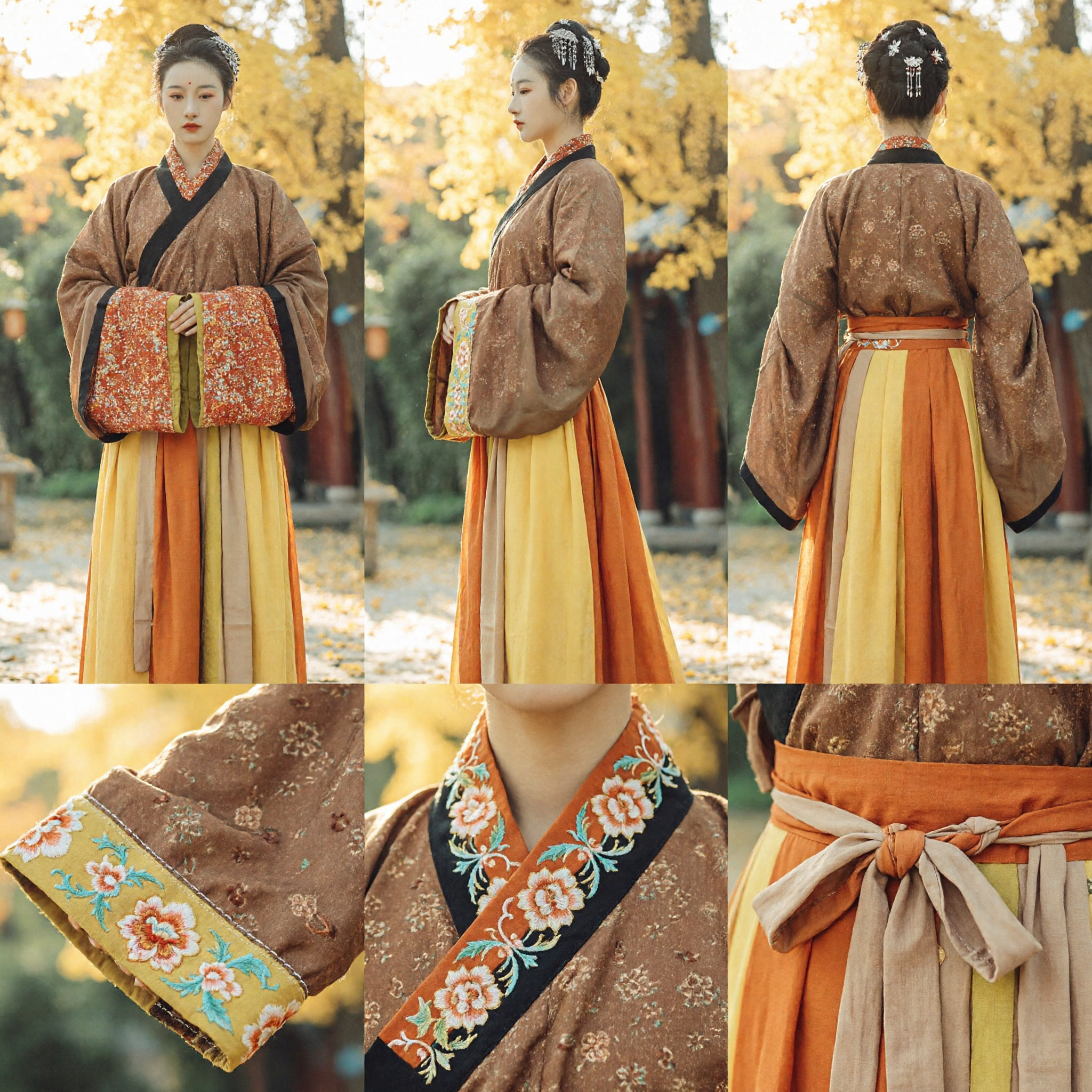 Costume Hanfu élégant de la dynastie Song traditionnel chinois pour femmes, robe historique ancienne pour photographie et événements culturels - Asian Costume