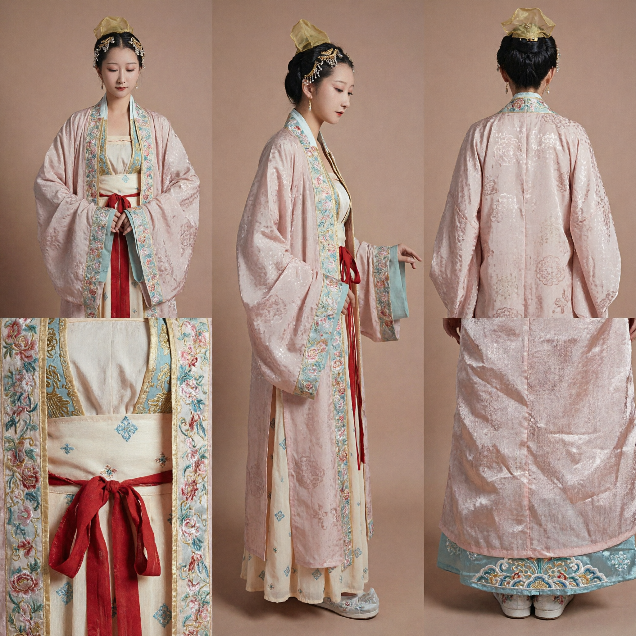Traditioneel Chinese Hanfu Kostuum Tang-dynastie Oude Prinses Jurken Geborduurd Gewaad voor Vrouwen Cosplay Fotografie - Asian Costume
