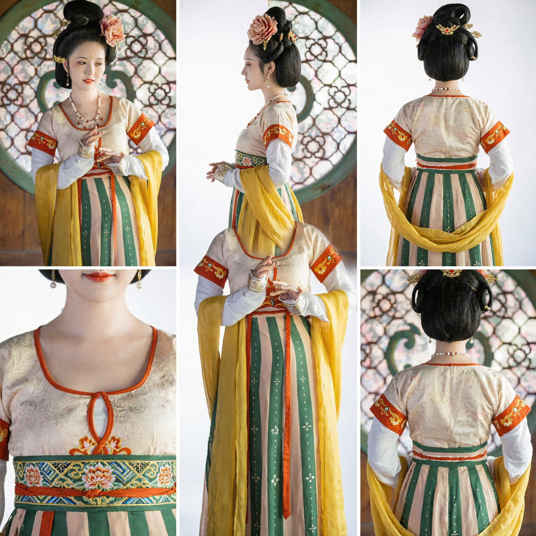Traditionelles chinesisches Hanfu-Kostüm der Tang-Dynastie antikes Palastdamenkleid für Frauen historisches Cosplay - Asian Costume