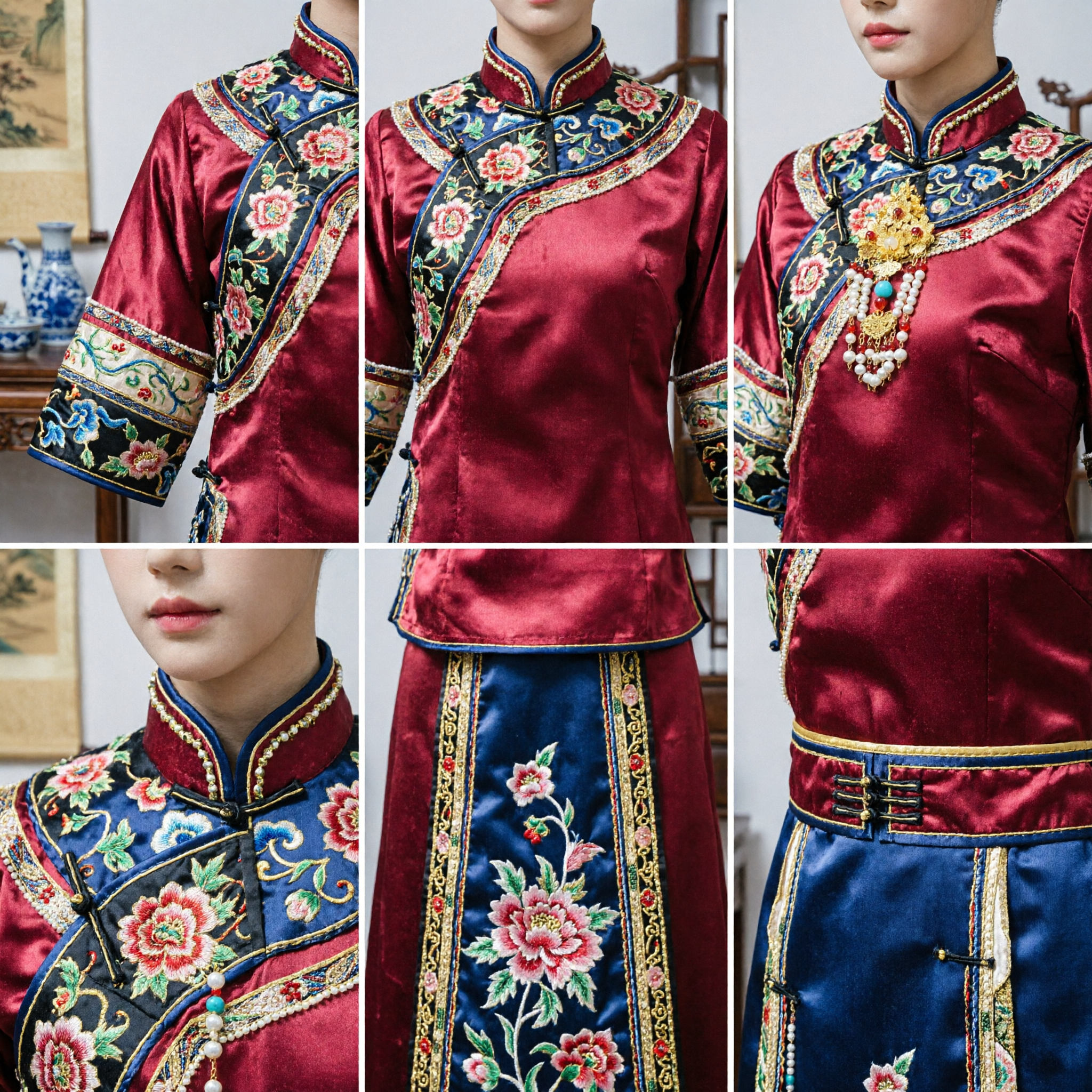 Tradycyjna chińska starożytna złota korona z feniksem i frędzlami dla księżniczki, akcesorium do włosów na ślub i cosplay Hanfu - Asian Costume