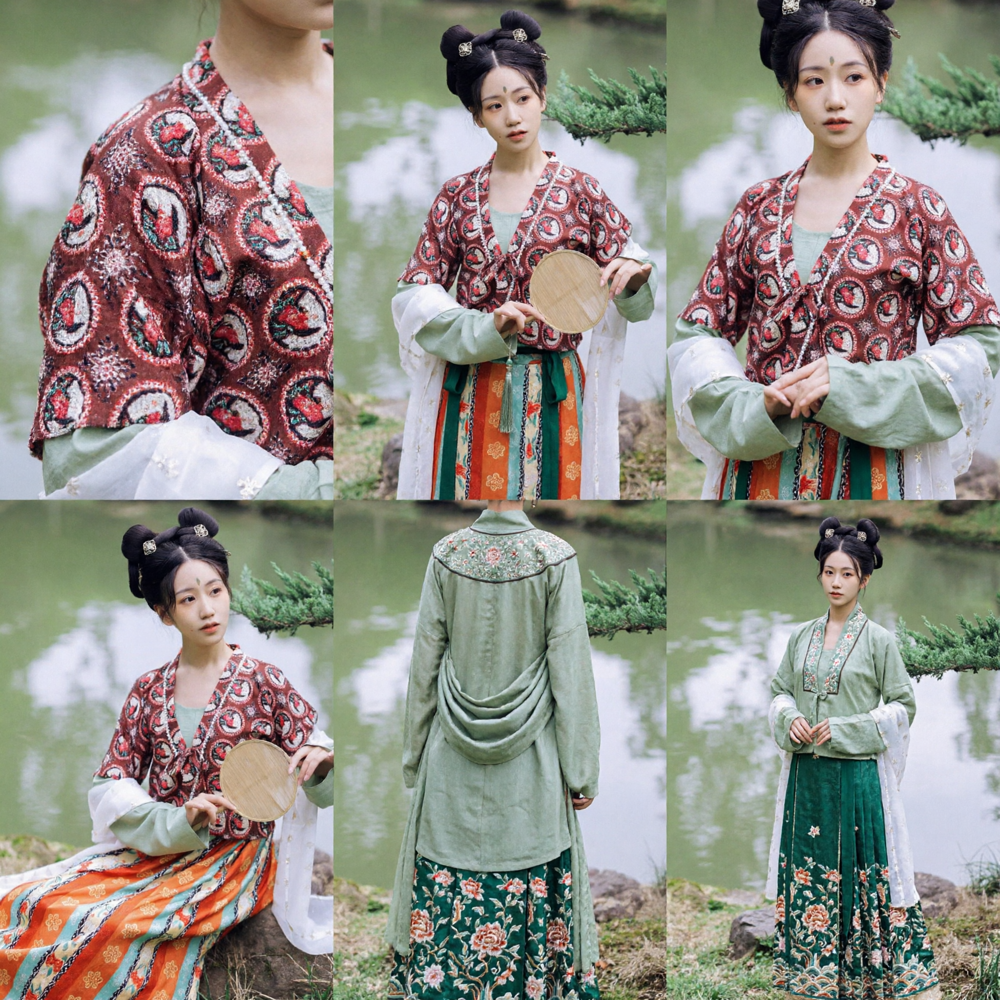 Costume Hanfu de style dynastie Tang traditionnel chinois pour femmes - Robe historique ancienne pour photographie et cosplay - Asian Costume