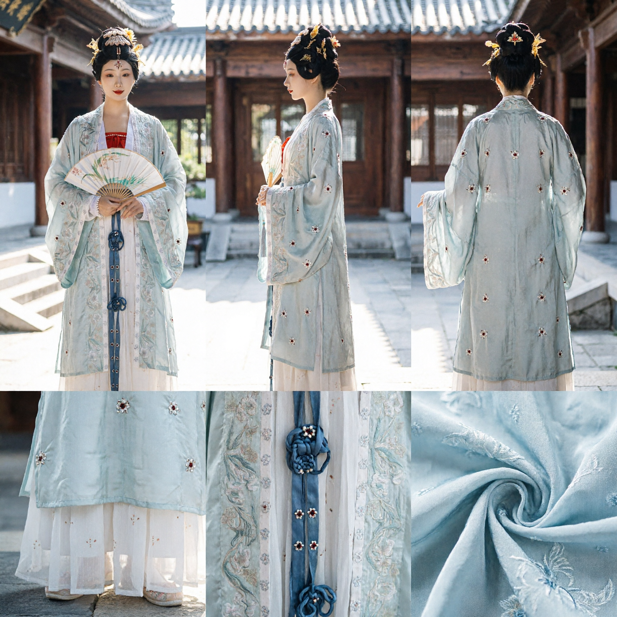 Costume Hanfu traditionnel chinois ancien de princesse - Robe de fée brodée de la dynastie Tang pour femmes - Cosplay - Asian Costume