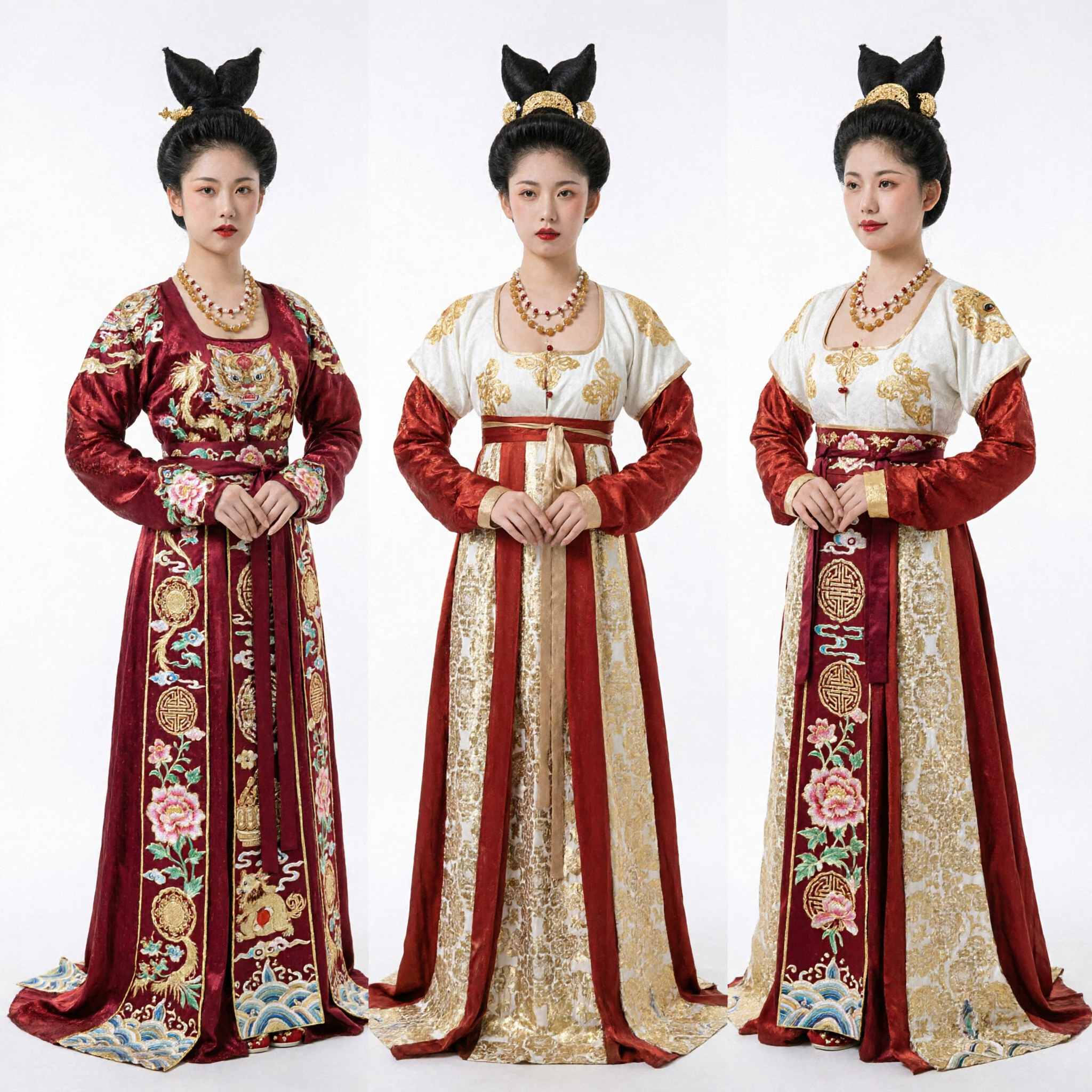Costume Hanfu della Dinastia Tang Tradizionale Cinese per Donne, Abito da Principessa di Palazzo Antico per Cosplay e Spettacoli - Asian Costume
