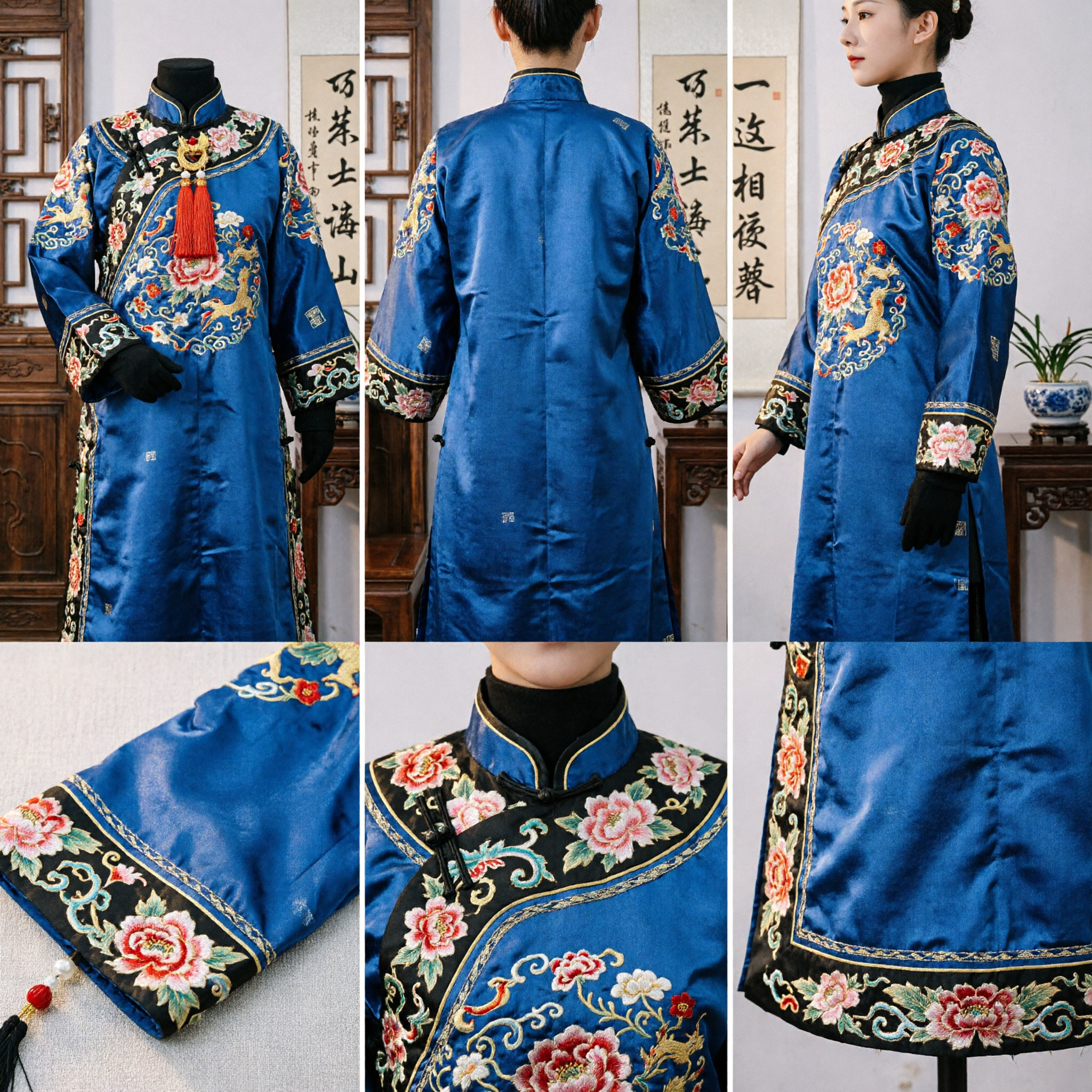 Hairpin de Dragão Dourado Chinês Tradicional Grampo de Cabelo no Estilo Antigo Hanfu Acessório de Cabelo para Casamento para Mulheres - Asian Costume