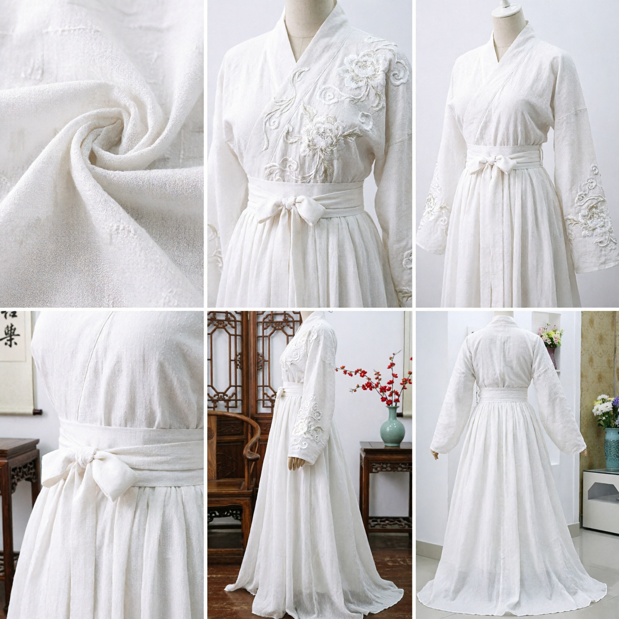 Elegant Traditioneel Chinees Hanfu Witte Fee Jurk Oude Prinses Kostuum voor Vrouwen Wijdmouw Cosplay Outfit - Asian Costume