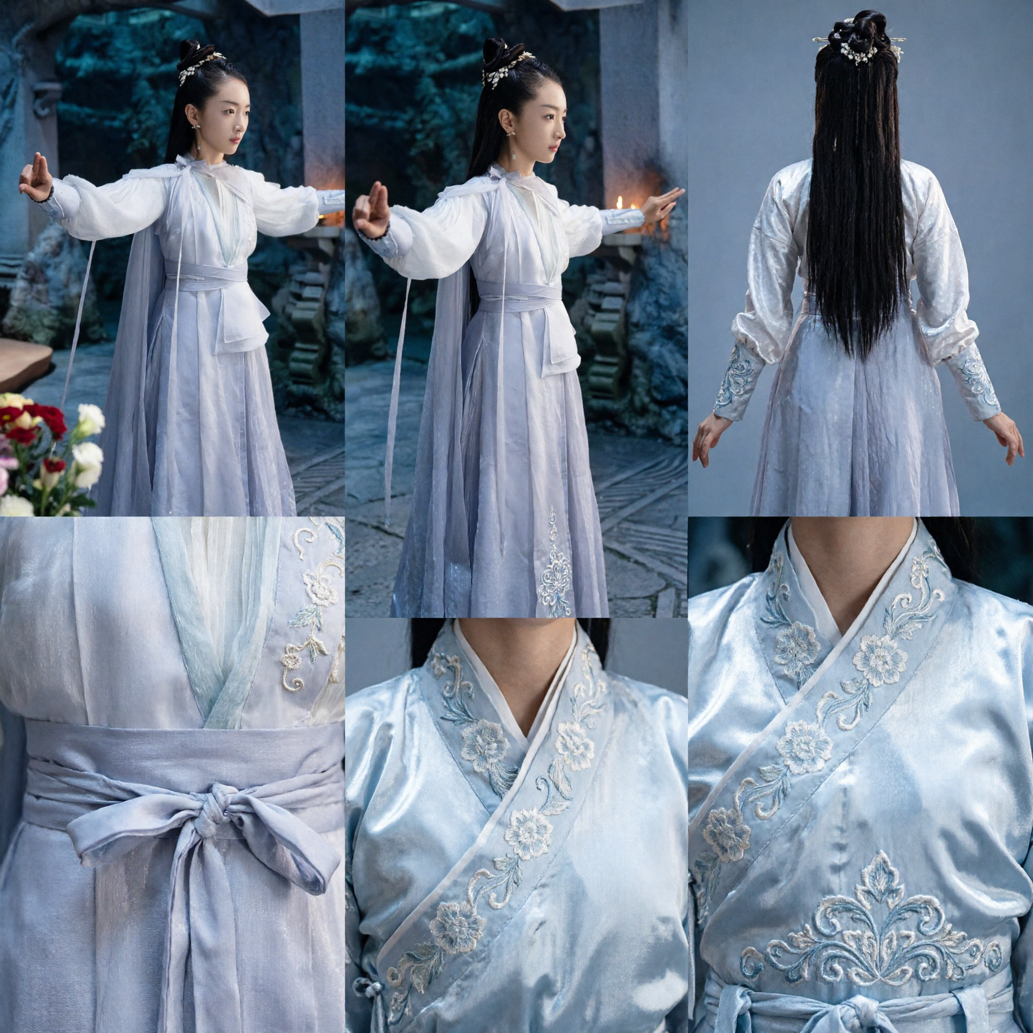 Traje Xianxia Chinês Antigo, Vestido Hanfu Branco, Robe de Fada Tradicional para Cosplay Feminino e Drama de Época - Asian Costume