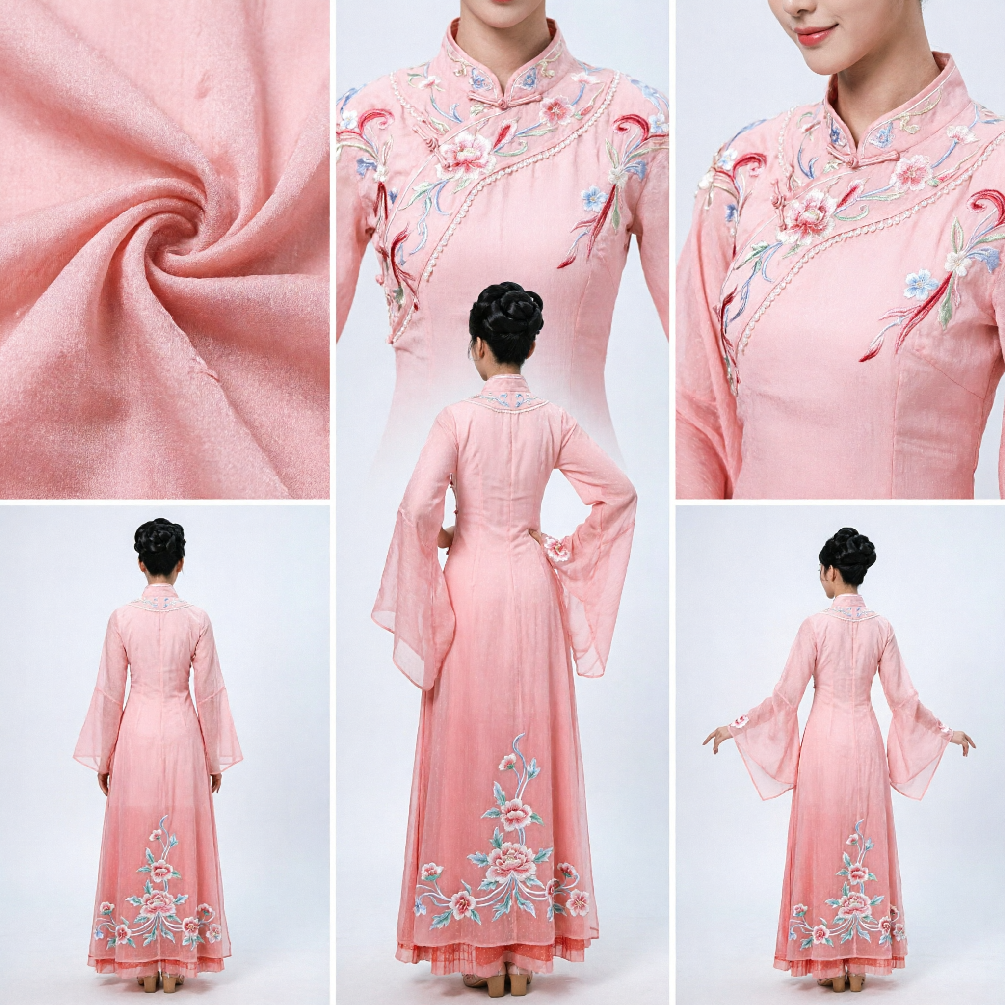 Traditioneel Chinees Roze Hanfu Jurk Oud Paleis Dame Kostuum voor Vrouwen Klassiek Dans Optreden - Asian Costume