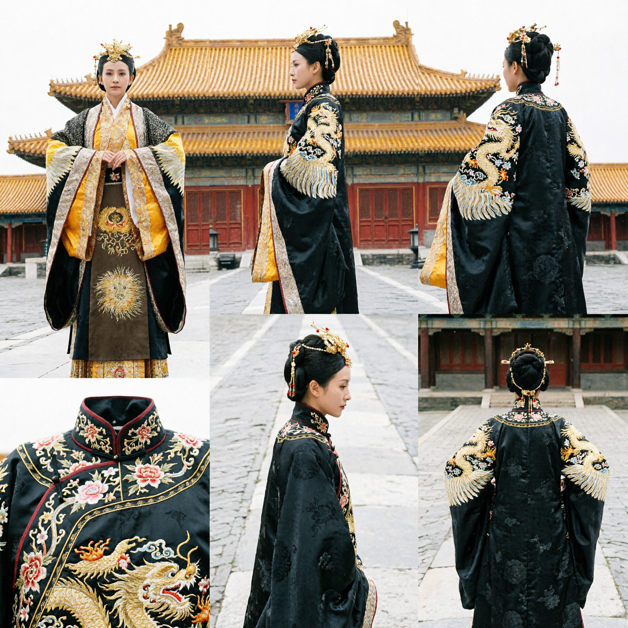 Traditioneel Chinees Oud Keizerin Hanfu Kostuum Paleis Dame Jurk voor Vrouwen Historische Cosplay Fotografie - Asian Costume