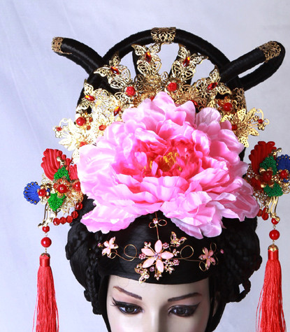 Chinese costumes wigs hair accessories hanfu traditional dress ancient costume