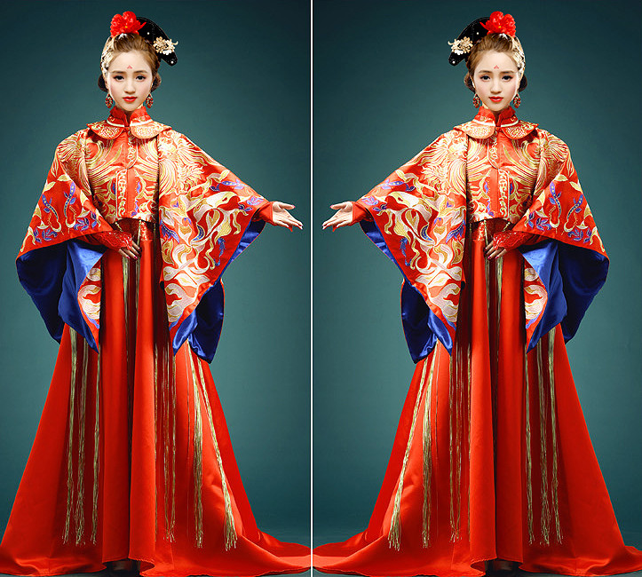 lue dress blue hanfu festival  traditional Chinese wedding dress film  size chart  ancient chinese wedding dress rental luck tradit