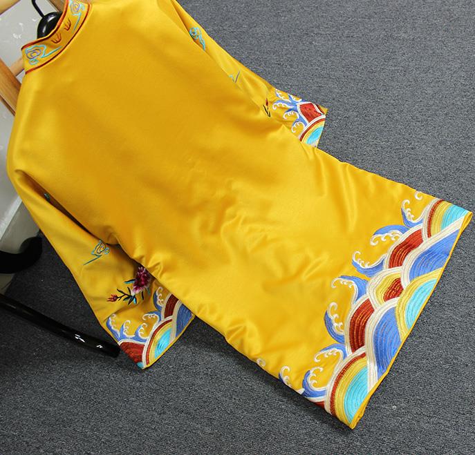 Traditional Ancient Chinese Young Women Cheongsam Dress Republic of China Tangsuit Stand Collar Blouse Dress Tang Suit Clothing