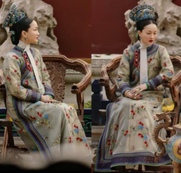 Chinese Ancient Drama Ruyi Royal Love in the Palace Qing Dynasty Empress Embroidered Costumes and Headpiece for Women