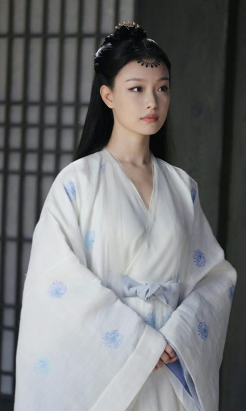 Chinese Ancient Nobility Lady White Dress Drama Love and Destiny Goddess Princess Ling Xi Ni Ni Replica Costumes and Headpiece for Women