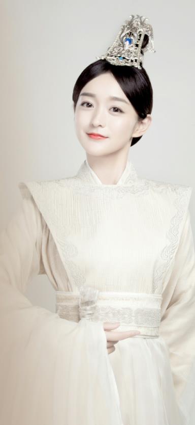 Chinese Ancient Court Maid Ye Ningzhi White Hanfu Dress Historical Drama Legend of the Phoenix Costume and Headpiece for Women