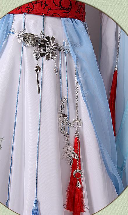 China Cosplay Swordswoman Bai Fengjiu Clothing Ancient Goddess Garments Traditional Jin Dynasty Princess White Hanfu Dress