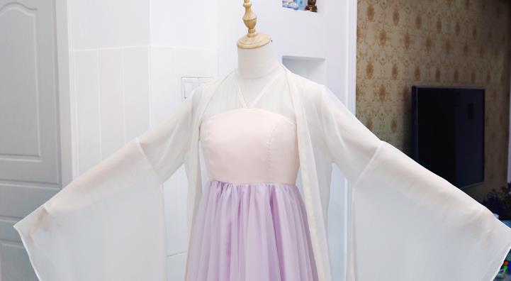 China Ancient Fox Fairy Pink Hanfu Dress Cosplay Heavenly Palace Lady Garments Traditional Drama Eternal Love Bai Fengjiu Clothing